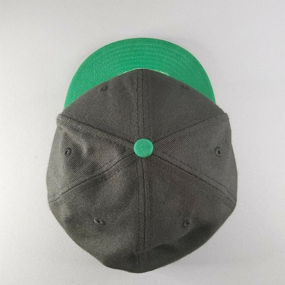 New Era 59Fifty Boston Celtics 7 3/8 Two Tone Fitted Black Hat Hardwood Classics - Picture 5 of 8